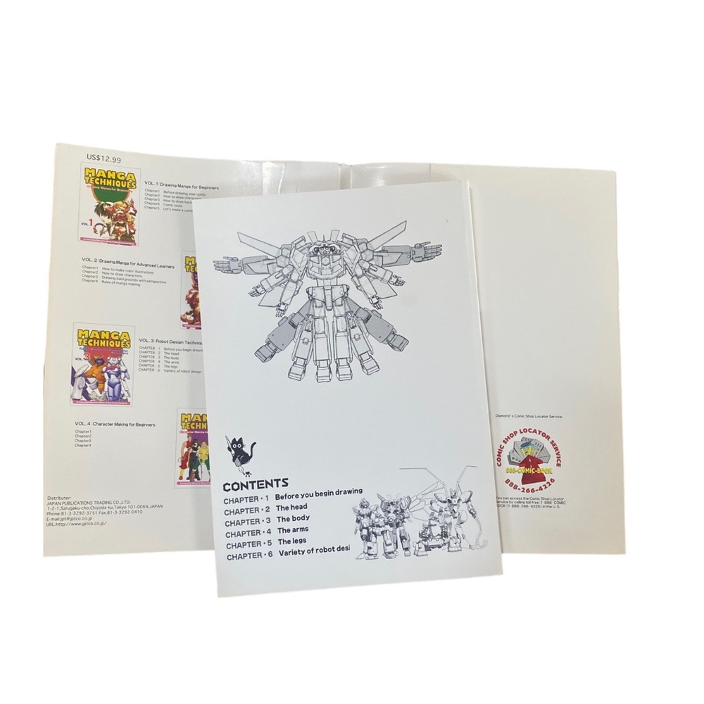 Manga Techniques Vol 3: Robot Design Techniques for Beginners 2002 S.E. Inc. SC - Picture 9 of 10